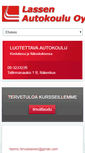 Mobile Screenshot of lassenautokoulu.fi